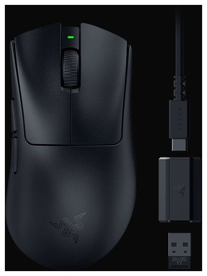 26000 DPI Gaming Maus Optisch  DeathAdder V3 HyperSpeed (Schwarz) 