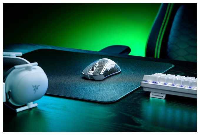 30000 DPI Gaming Maus Optisch  DeathAdder V3 Pro (Weiß) 