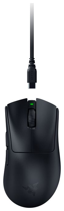 45000 DPI Gaming Maus Optisch  DeathAdder V4 Pro (Schwarz) 