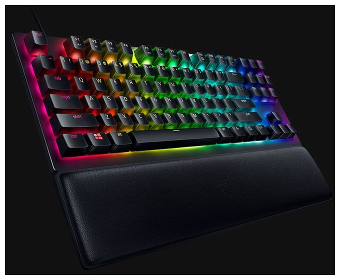 RGB-LED Gaming Tastatur USB  Huntsman V2 Tenkeyless (Schwarz) 