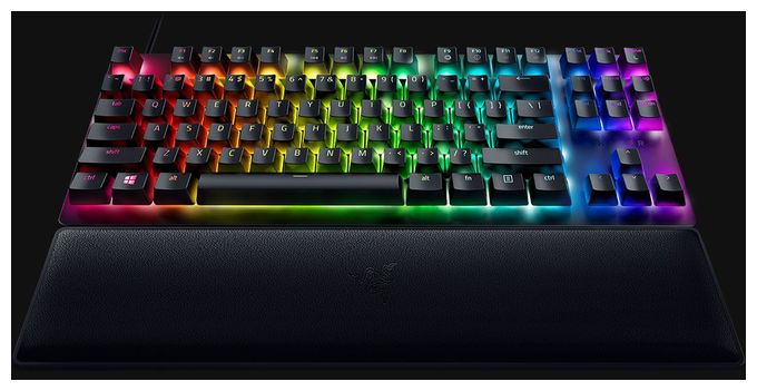 RGB-LED Gaming Tastatur USB  Huntsman V2 Tenkeyless (Schwarz) 