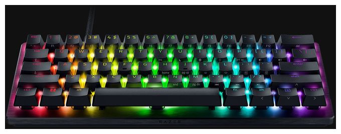 RGB-LED Gaming Tastatur USB  Huntsman V3 Pro Mini (Schwarz) 