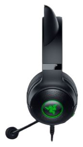 Over Ear Kopfhörer Kabelgebunden USB Typ-A  Kraken Kitty V2 (Schwarz) 