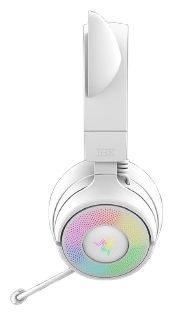 Over Ear Bluetooth Kopfhörer kabelgebunden&kabellos 70 h Laufzeit USB Typ-A  Kraken Kitty V3 Pro (Weiß) 