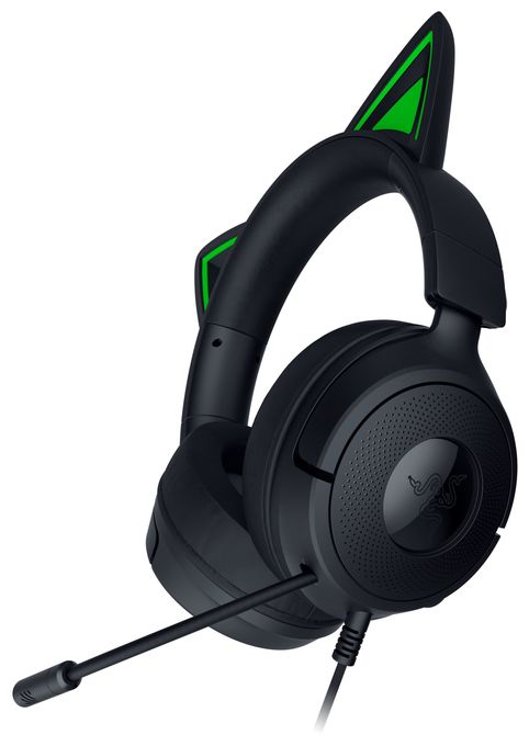 Over Ear Kopfhörer Kabelgebunden USB Typ-A  Kraken Kitty V3 X (Schwarz) 