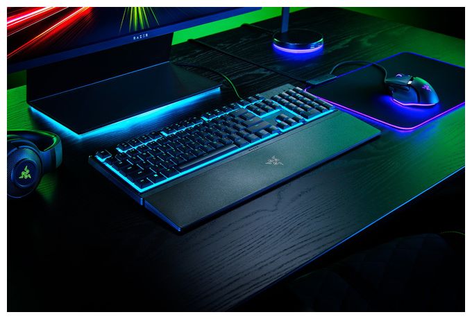 RGB-LED Gaming Tastatur USB  Ornata V3X (Schwarz) 