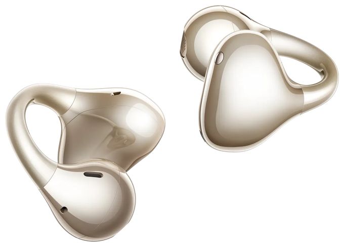 In-Ear Bluetooth Kopfhörer kabellos 7 h Laufzeit IP55 USB Typ-C  Buds Clip (Gold) 