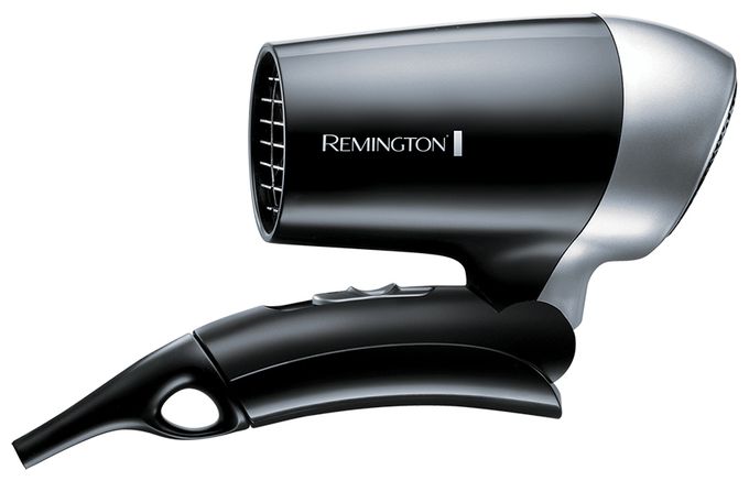 Haartrockner 1400 W  D2400 Reise- (Schwarz, Silber) 