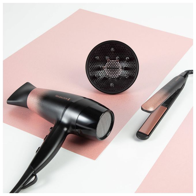 Haartrockner 2200 W  D5305 Rose Shimmer (Schwarz, Rose) 