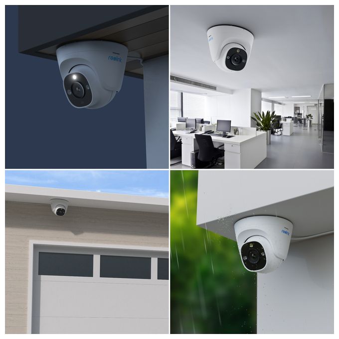 4512 x 2512 Pixel IP-Sicherheitskamera IP67 Innen & Außen Nachtsicht  P344 (Weiß) 