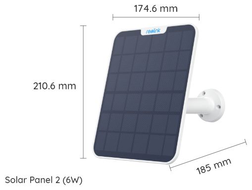 Solarpanel IP65 Außen  Solarpanel RLSP2W (Schwarz, Weiß) 