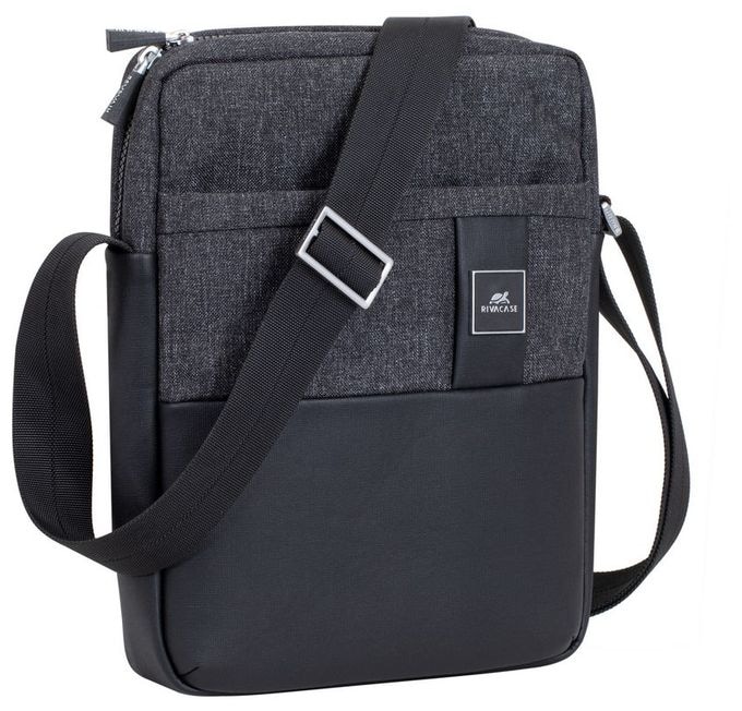Messengerhülle aus Kunststoff für Jede Marke bis 27,9 cm (11") Staubresistent, Kratzresistent (Schwarz) 8811 Crossbody Tasche 