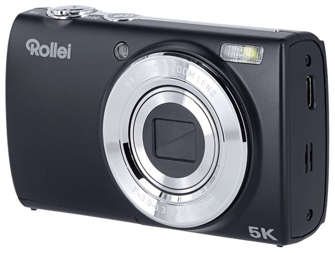 Kompaktkamera 5x Opt. Zoom  Powerflex Compact (Schwarz) 