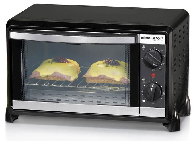 BG950 Kleinbackofen 950W 10l 2 Einschubebenen Ober-/Unterhitze 