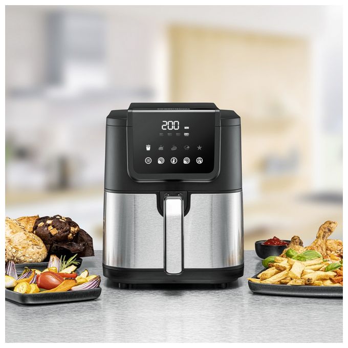 Heißluftfritteuse 5 l 1500 W  FRH1500 (Schwarz, Edelstahl) 