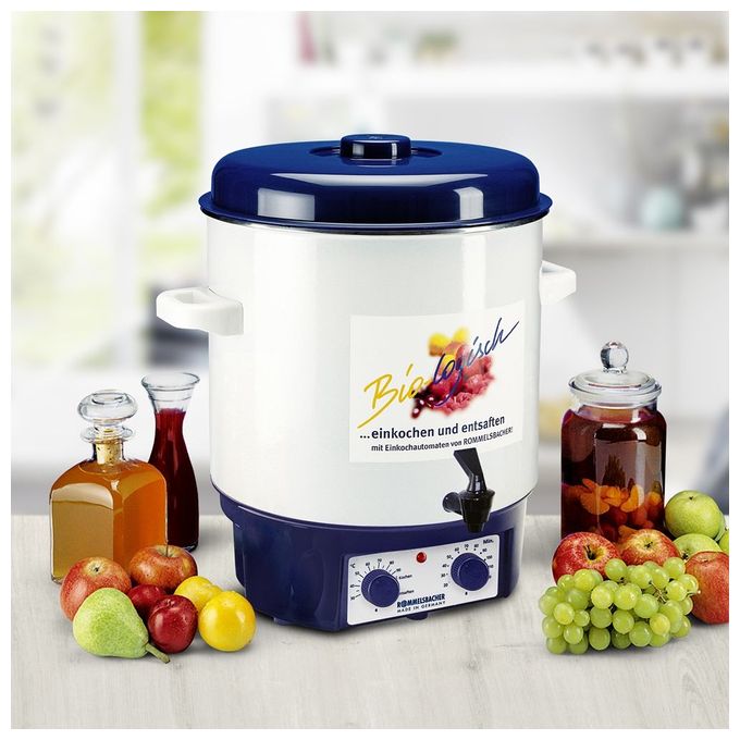 1800 W  KA1804 Einkocher 27l 120min Zeitschaltuhr (Blau, Weiß) 