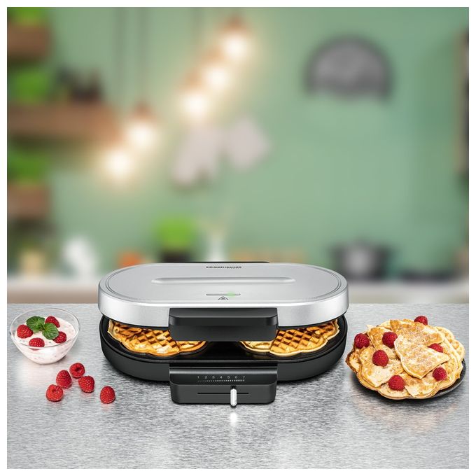 Waffeleisen Herz (Form) für 2 Waffel(n) 1250 W WA1250 