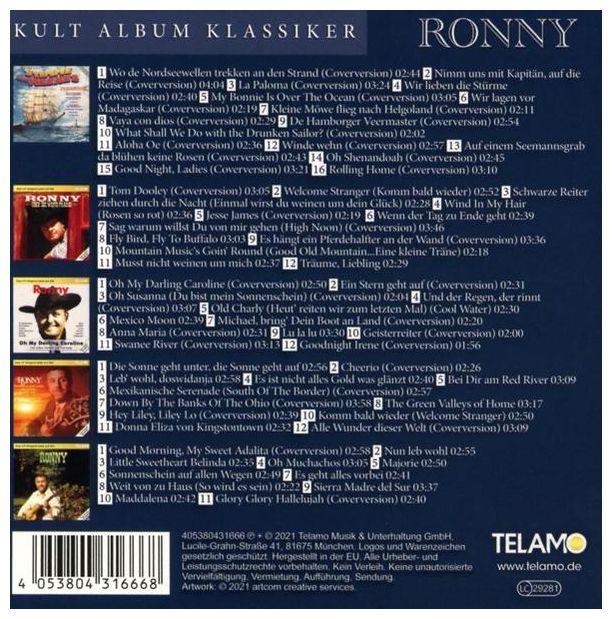 Ronny - Kult Album Klassiker 