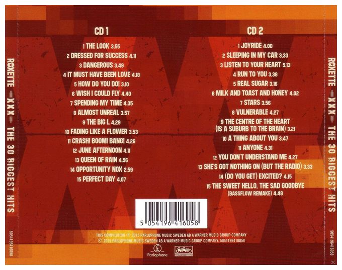 Roxette - The 30 Biggest Hits XXX 