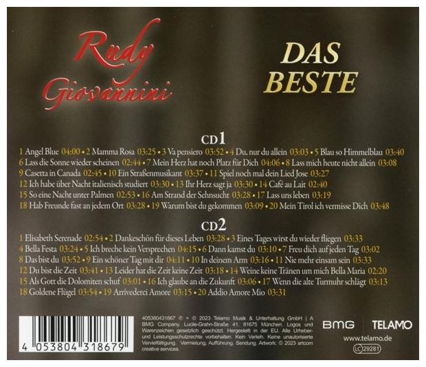 Rudy Giovannini - Das Beste 
