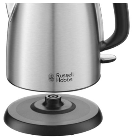 1,0 l Wasserkocher 2400 W  24991-70 Colours Plus+ Mini (Schwarz, Edelstahl) 