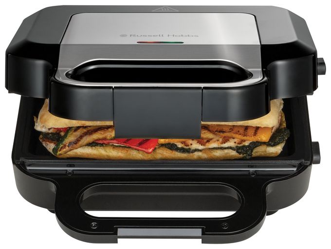 Sandwichmaker 750 W für 1 Sandwiches  26810-56 Creations (Schwarz, Edelstahl) 