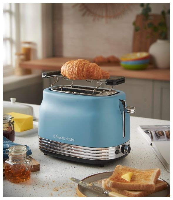 Toaster 900 W 2 Scheibe(n) 6 Stufen  28651-56 Hanley (Blau) 