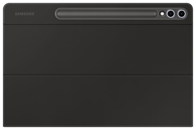 für Samsung Galaxy Tab S10+, Galaxy Tab S9+, Galaxy Tab S9 FE+ bis 31,5 cm (12.4") Kratzresistent mit Magnetisch  Book Cover Keyboard Slim (Schwarz) 