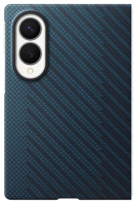 Cover für Samsung Z Fold8  Carbon Magnet Case (Blau) 