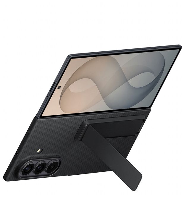 Cover für Samsung Z Fold8  Carbon Standing Case (Schwarz) 