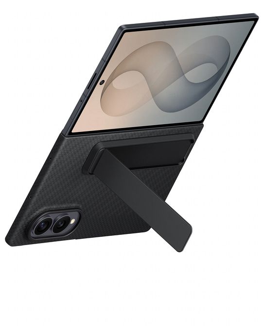 Cover für Samsung Z Fold8  Carbon Standing Case (Schwarz) 