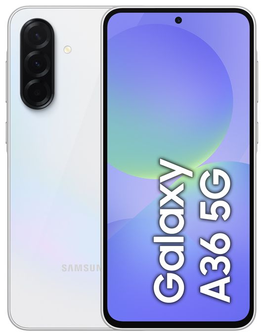 128 GB 5G Smartphone 17 cm (6.7 Zoll) Android 50 MP Dreifach Kamera Dual Sim WiFi 6 (Awesome White) Galaxy A36 