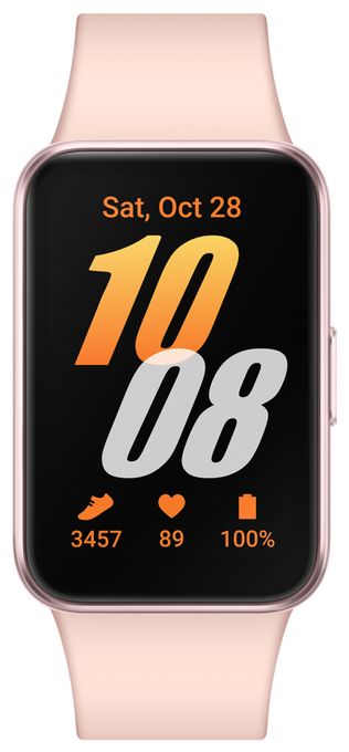Digital 40 mm Smartwatch Rechteckig IP68 312 h  Galaxy Fit3 (Rosa-Goldfarben) 