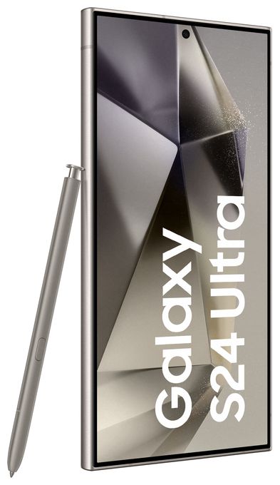 256 GB 5G Smartphone 17,3 cm (6.8 Zoll) 3,1 GHz Android 200 MP Vierfach Kamera Dual Sim WiFi 7  Galaxy S24 Ultra (Grau, Titan) 