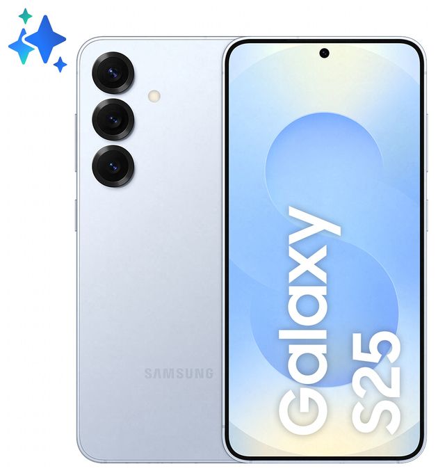128 GB 5G Smartphone 15,8 cm (6.2 Zoll) Android 50 MP Dreifach Kamera Dual Sim WiFi 7 (Icyblue) Galaxy S25 