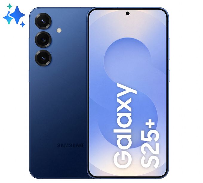 256 GB 5G Smartphone 17 cm (6.7 Zoll) Android 50 MP Dreifach Kamera Dual Sim WiFi 7  Galaxy S25+ (Navy) 