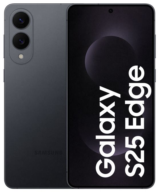 256 GB 5G Smartphone 17 cm (6.7 Zoll) Android 200 MP Dual Kamera Dual Sim WiFi 7 (Titanium Jetblack) Galaxy S25 Edge 