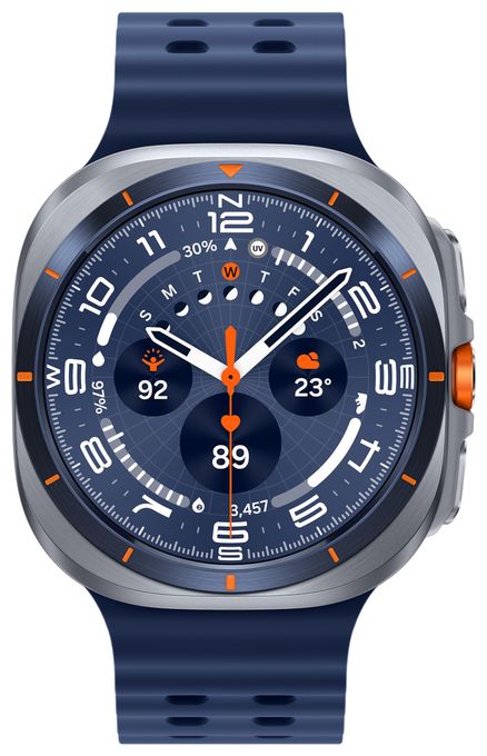Digital 47 mm  Smartwatch Rund IP68 327 ppi 4G  Galaxy Watch Ultra (Silber) 