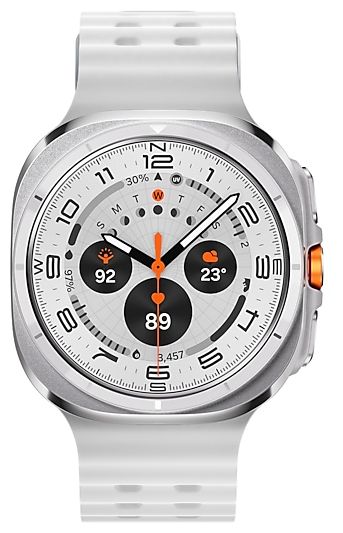 Digital 47 mm Smartwatch Rund IP68 327 ppi 4G  Galaxy Watch Ultra (Titan, Weiß) 