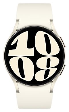 Digital 40 mm Smartwatch Rund IP68 330 ppi 4G  Galaxy Watch6 (Cremefarben) 