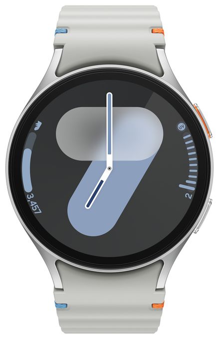 Digital 44 mm M/L Smartwatch Rund IP68 327 ppi  Galaxy Watch7 (Silber) 