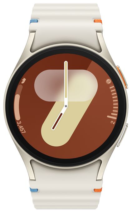 Digital 40 mm S/M Smartwatch Rund IP68 330 ppi 4G  Galaxy Watch7 (Cremefarben) 