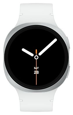 Digital 44 mm Smartwatch Rund IP68 327 ppi  Galaxy Watch8 (Silber) 