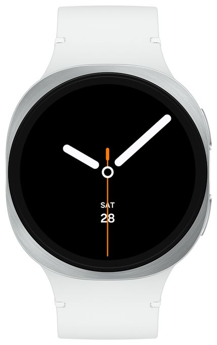 Digital 44 mm Smartwatch Rund IP68 327 ppi  Galaxy Watch8 (Silber) 