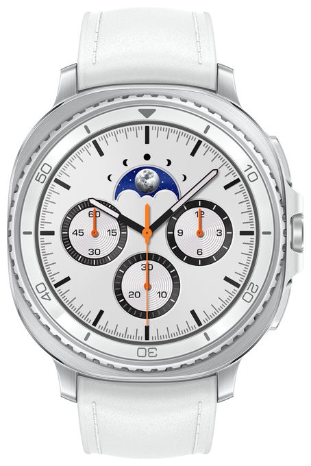 Digital 46 mm Smartwatch Rund IP68 30 h 327 ppi 4G  Galaxy Watch8 Classic (Silber) 