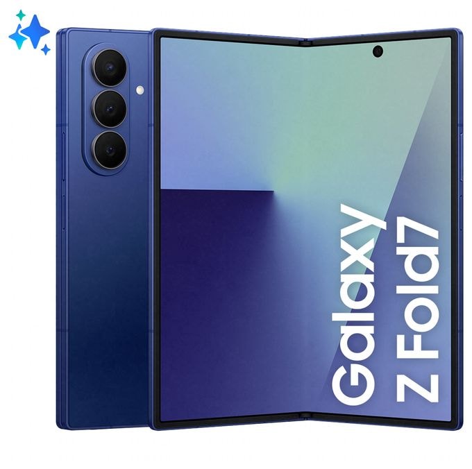 256 GB 5G Smartphone 20,3 cm (8 Zoll) Android 200 MP Dreifach Kamera WiFi 6E (Blue Shadow) Galaxy Z Fold7 