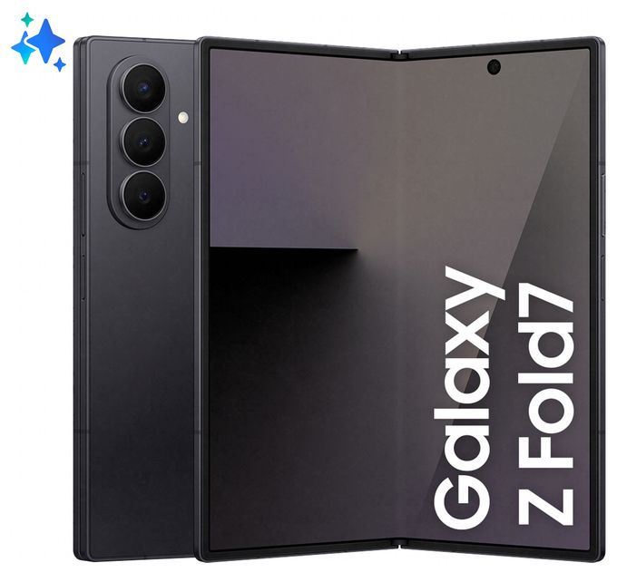 256 GB 5G Smartphone 20,3 cm (8 Zoll) Android 200 MP Dreifach Kamera WiFi 6E (Jetblack) Galaxy Z Fold7 