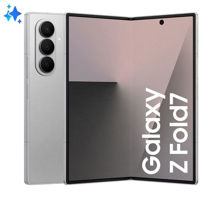 512 GB 5G Smartphone 20,3 cm (8 Zoll) Android 200 MP Dreifach Kamera WiFi 6E (Silver Shadow) Galaxy Z Fold7 