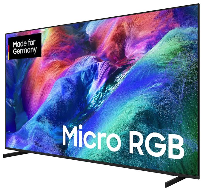 Micro RGB 190,5 cm (75 Zoll) Fernseher 4K Ultra HD VESA 400 x 300 mm  GMR75R85HAUXZG (Schwarz, Titan) 