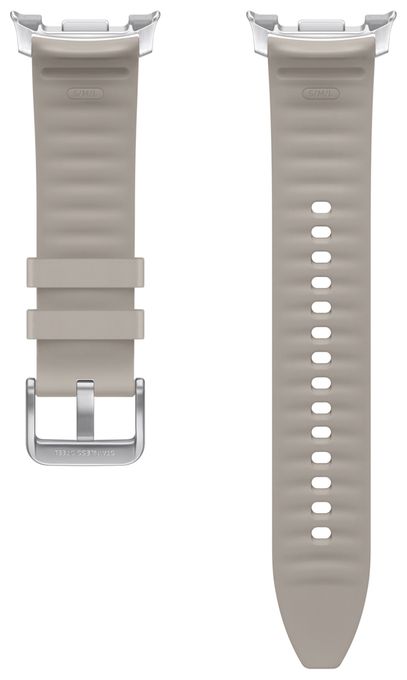 Armband S/M & M/L Samsung Galaxy Watch8 | Watch8 Classic  Hybrid Band (Graubraun) 